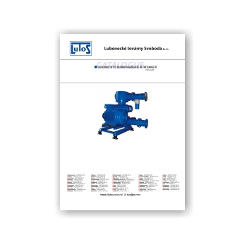 Rotary blowers of the DT-V series. Catalog (eng). factory lutos